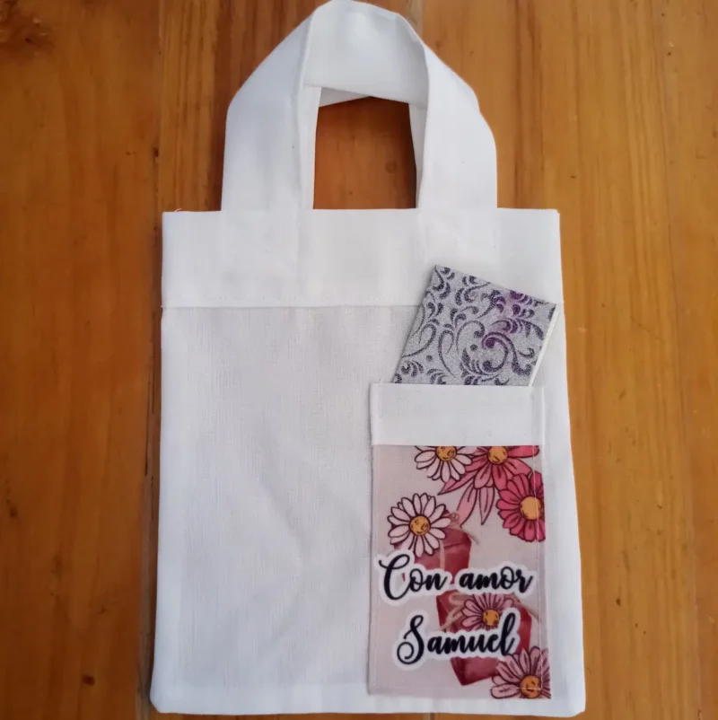 Bolsa de Tela Mediana apta sublimado - Imagen 3