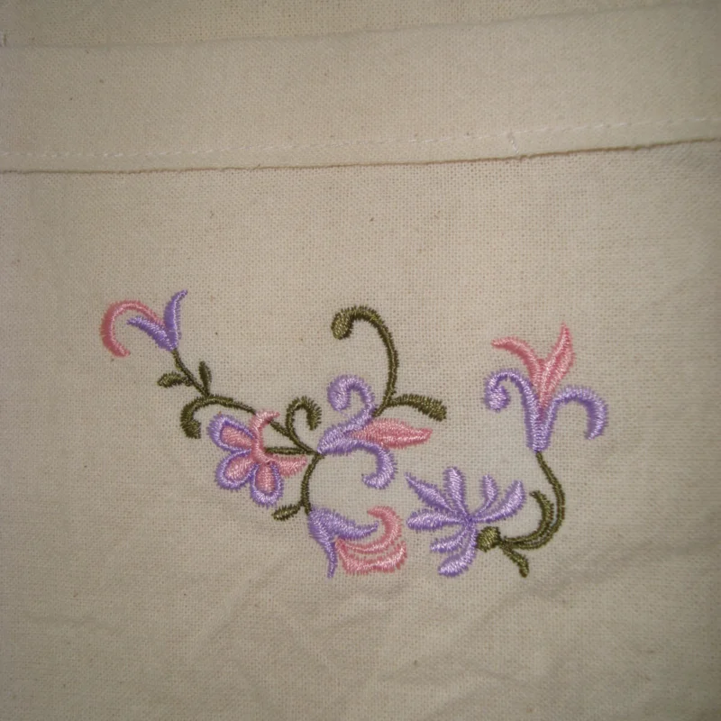 Bolsa de Tela Lienzo - Mediana y bordada - Imagen 2