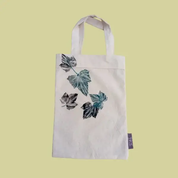 Bolsa de algodón mediana - De estampado artesanal