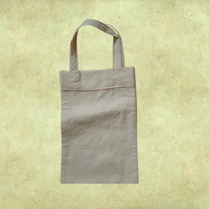 Bolsa de Tela Lienzo - Mediana y con asas cortas
