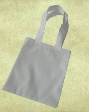 Bolsa de Tela Lienzo - Grande, Estilo Tote Bag