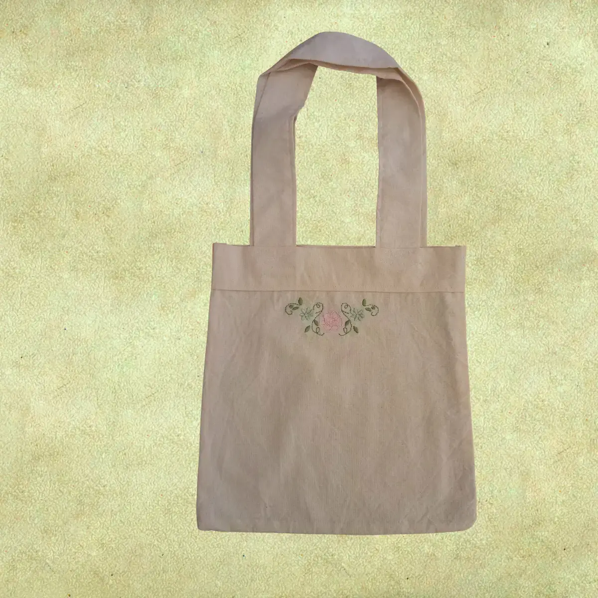 Bolsa Bordada de algodón, sin bolsillo