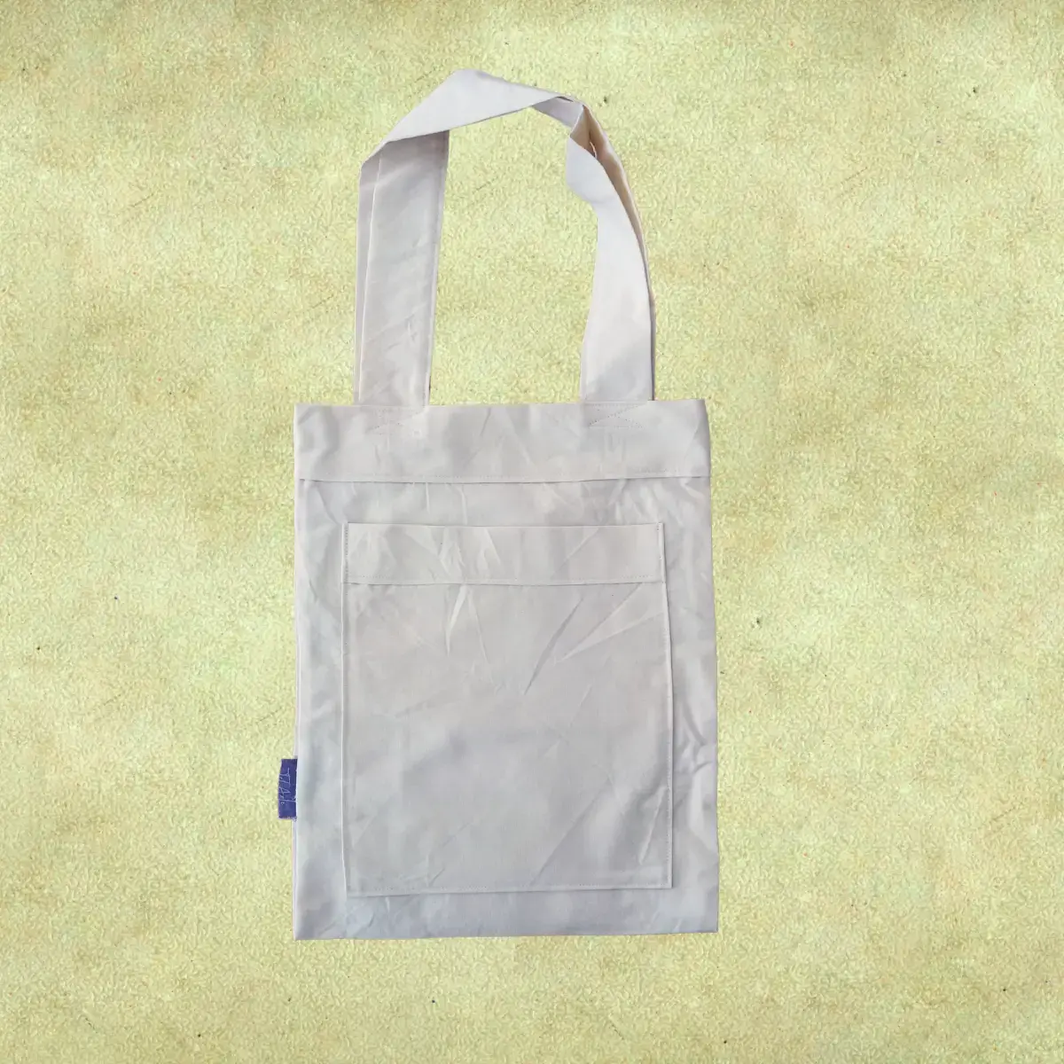 Bolsa de Tela Lienzo - Estilo Tote Bag, con bolsillo