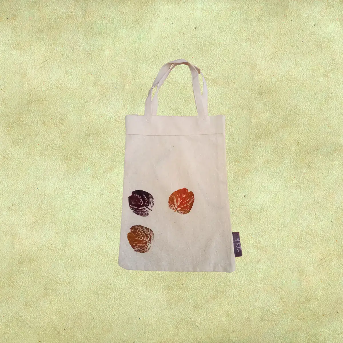 Bolsa de algodón mediana - De estampado artesanal