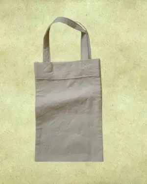 Bolsa de Tela Lienzo - Mediana y con asas cortas