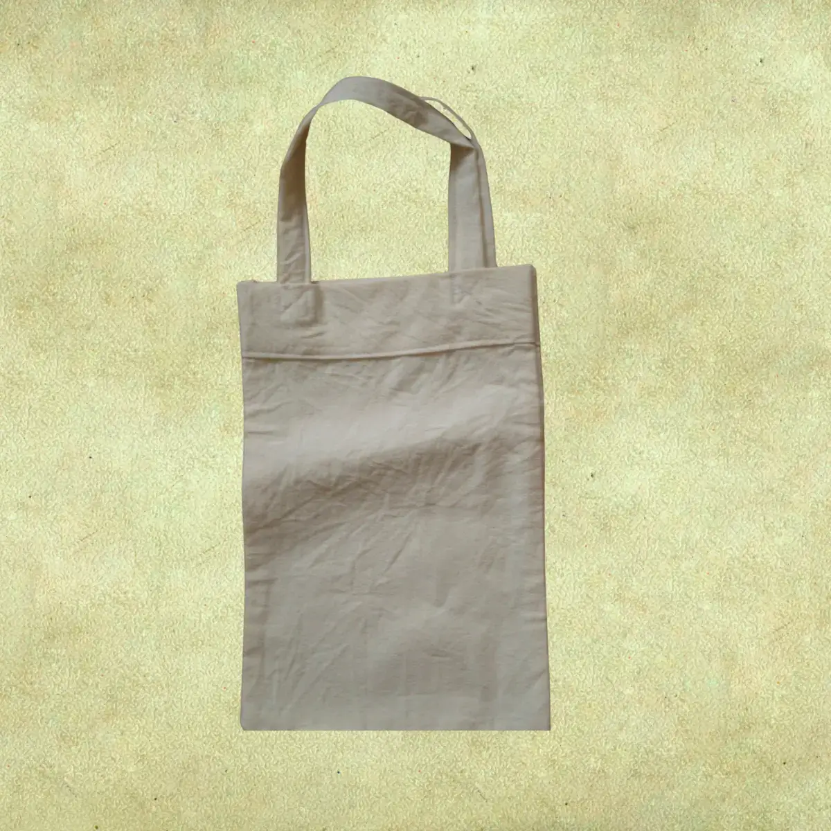 Bolsa de Tela Lienzo - Mediana y con asas cortas