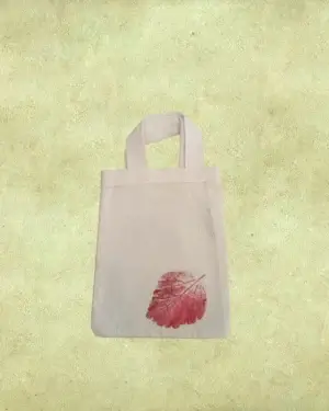 Bolsa de algodón pequeña - De estampado artesanal