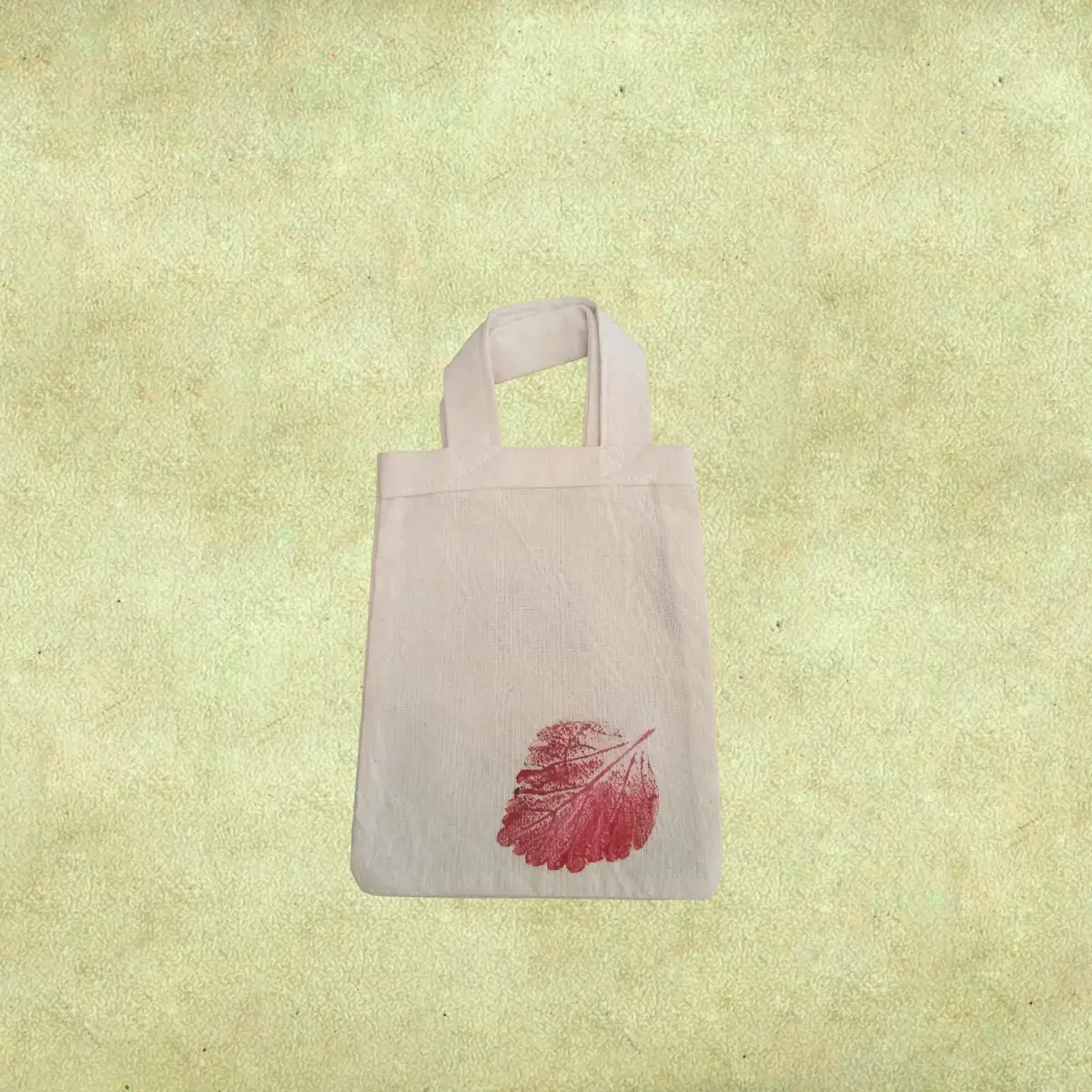 Bolsa de algodón pequeña - De estampado artesanal